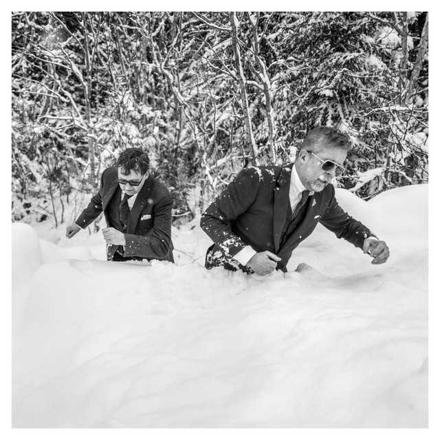 Omslag för Let It Snow/Nu är det jul igen (så fly för ditt liv)